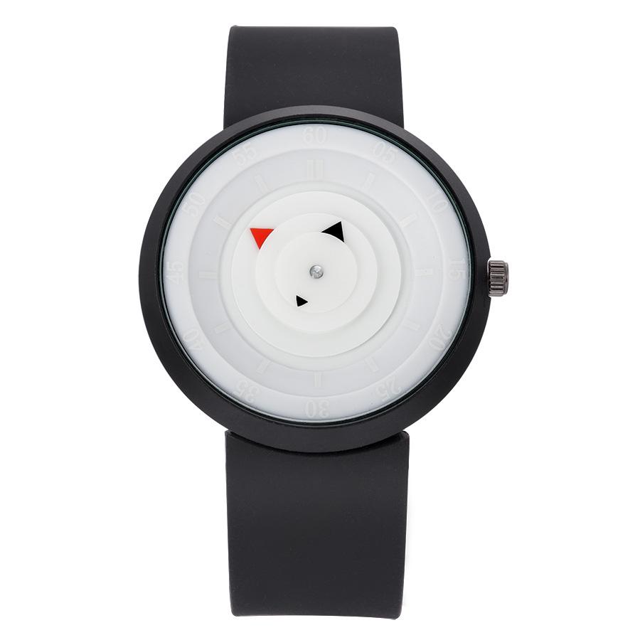 UTHAI CE57 Modny Zegarek Damski Prosty Kreatywny Zegarek Męski Osobowość Sportowy Zegarek dla Pary Silikonowy Zegarek Kwarcowy