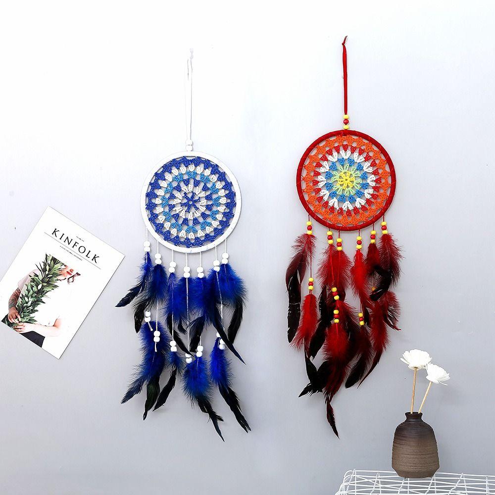 Feather Home Decoration Dream Catcher Colorful Home Wall Decoration  Room