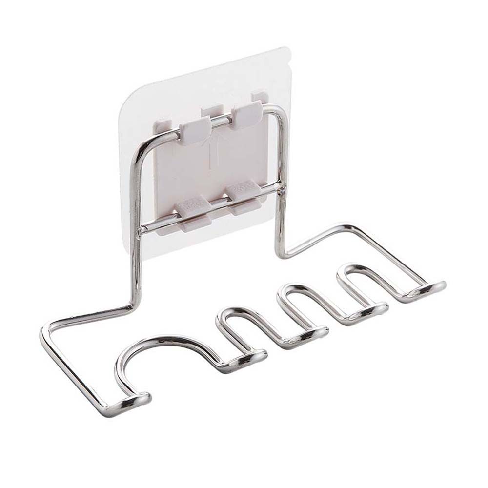 

Настенные Компактные Аксессуары для Ванной Комнаты Органайзер для Зубной Пасты Держатель для Зубных Щеток Подставка для Бритвы серебряный