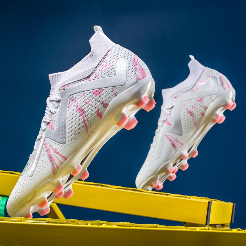 33-46 Pánské nízké velké velikosti Fotbalové boty s dlouhými kolíky Protiskluzové Odolné proti opotřebení TPR Umělá tráva Dětské Fotbalové boty s dlouhými kolíky