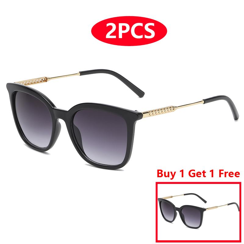 6pcs/3pcs Classic Square Sunglasses Women Men Vintage Brand Style Eyeglasses Alloy Frame Vintage Retro Stylish Style Shades Oculos Glasses de sol