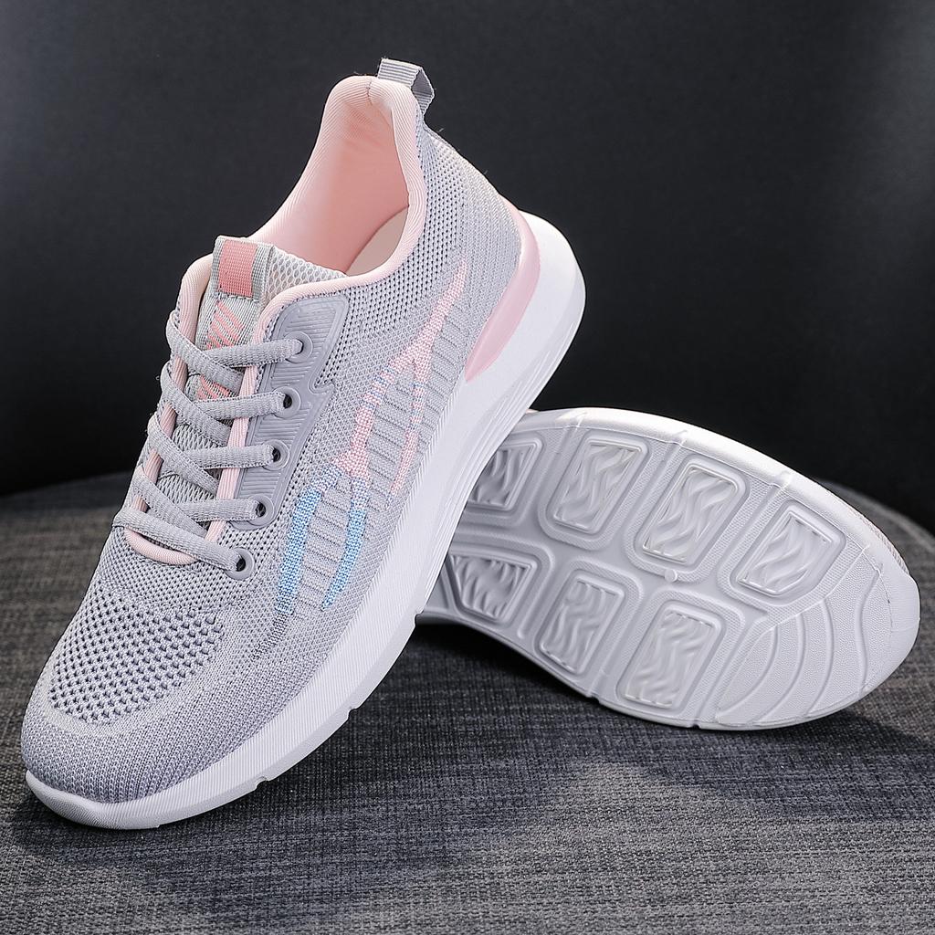 Spring White Running Shoes Sports Shoes Flat Bottom Women's Casual Shoes
