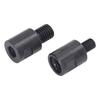 2PCS Thread Drill Bit Converters M10 to M14 and M10 to M14 Thread Shaft Converter Tool for Hole Opener Angle Grinder