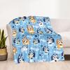 Bluey Bingo Hug Blanket Soft Warm Cozy Perfect for Bedding Couch Livingroom for All Occasions Playful Design Birthday Christmas Gift Blanket