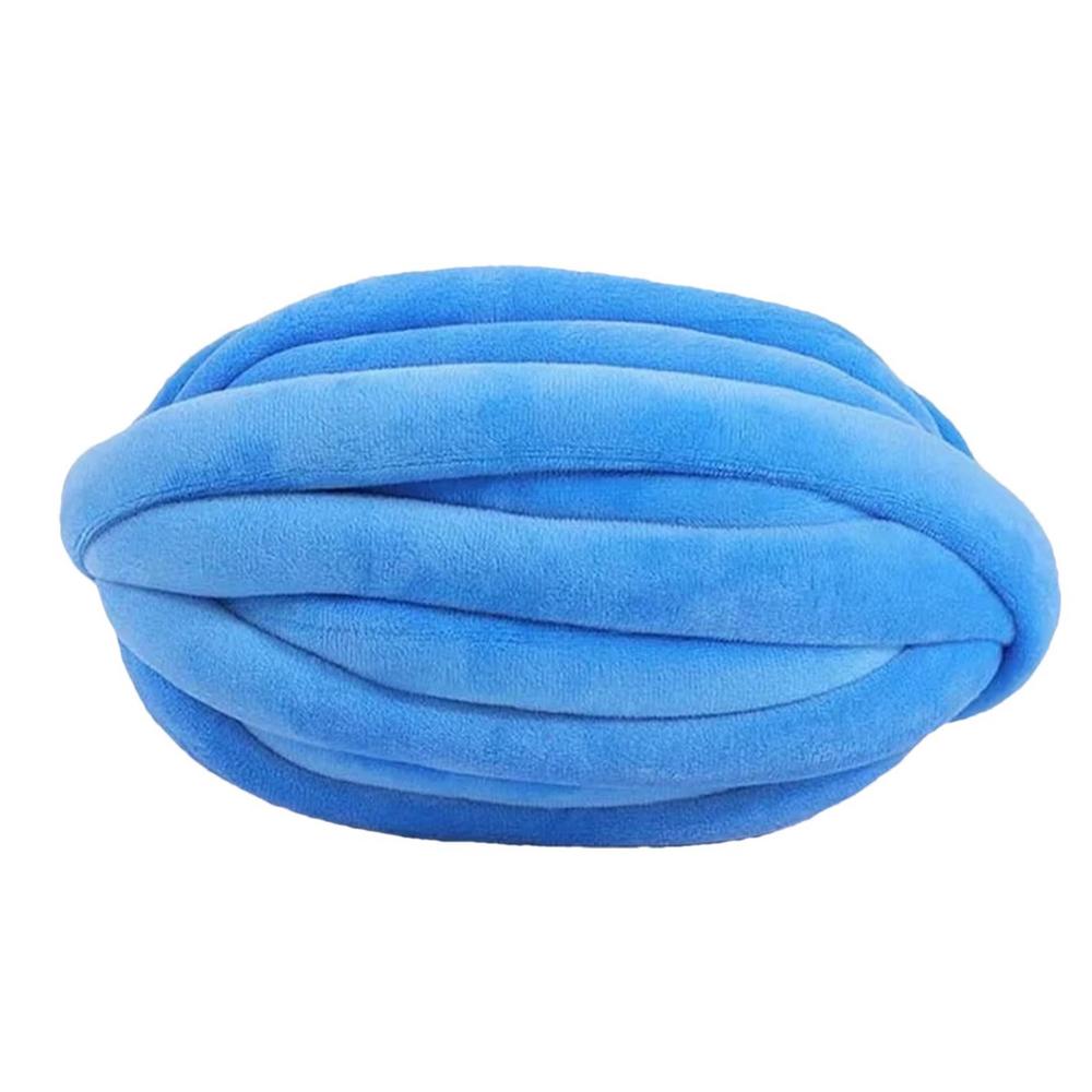 250 g superdickes, sperriges, grobes Garn zum Handstricken, Häkeln, weiche, große Baumwolle, DIY-Armstricken, Roving-Spinngarn für Decken