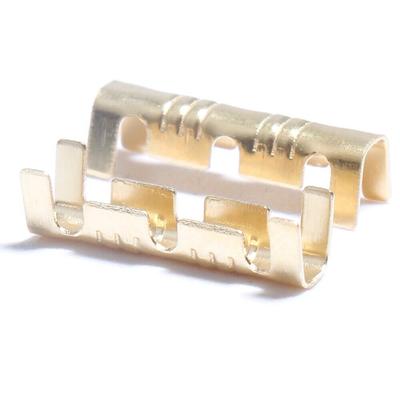 100Pcs Car Brass 0.5-1.5mm² Crimp Electrical Connector Wire Terminal Kit