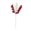 Realistic Christmas Velvet Stem Handmade Xmas Tree Ornaments  Party Supplies