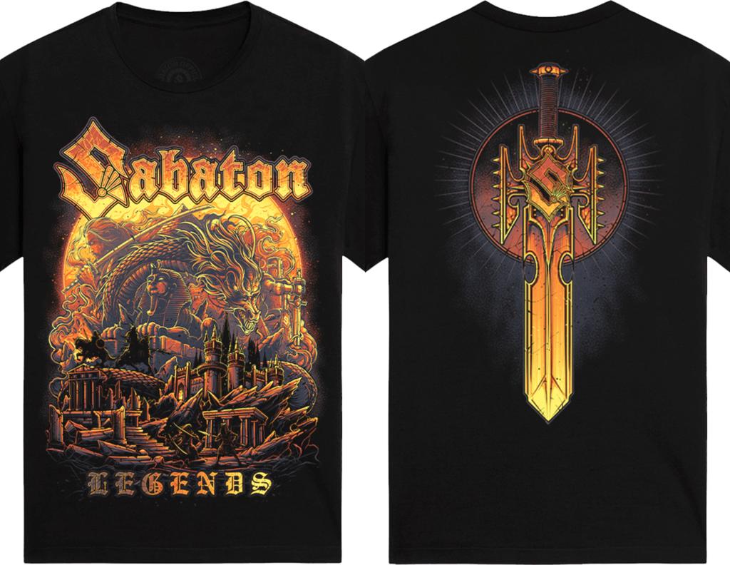 Y2k Streetwear Harajuku Lässige Baumwollkleidung Heavy Metal Band T-Shirt Soldier of Heaven Bedruckte T-Shirts Übergroß Unisex