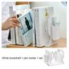 Retractable Foldable Storage Rack Easy To Install Student Book Rack Desktop Book Stand  Office