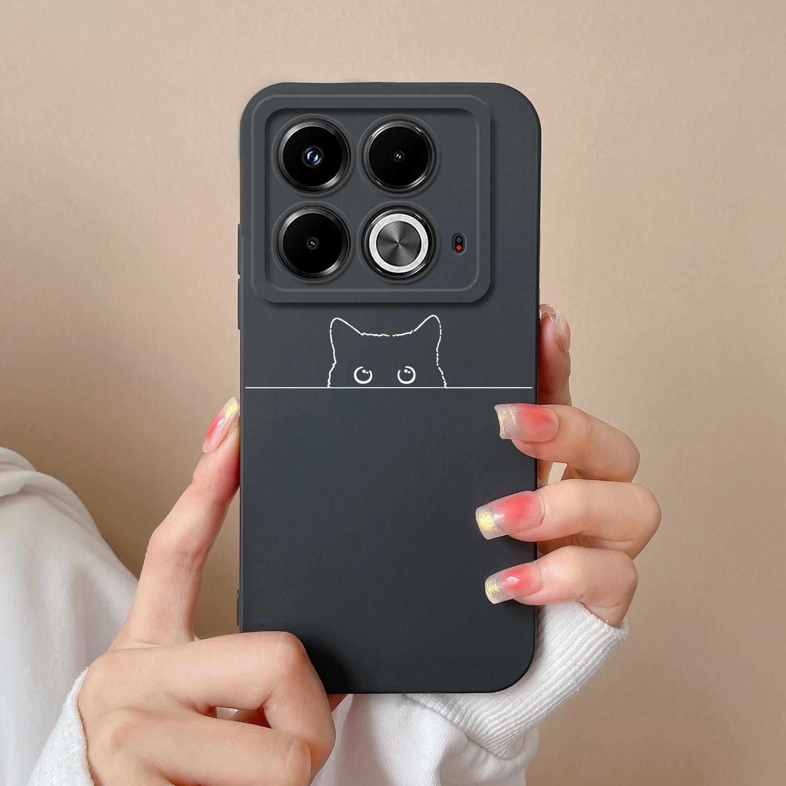 

Case For Infinix Note 40 Pro Plus Cartoon Soft Smooth Liquid Silicone Full Coverage Anti Choc Bumper For Note 40Pro Protectors Infinix Note 40 Pro