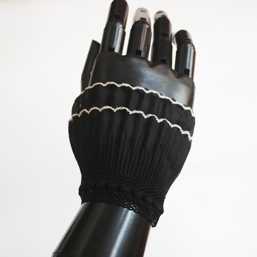 Stage Photo Girl Literary Style Fake Collar Necklace Small Ralph Collar Wooden Ear Clown Collar