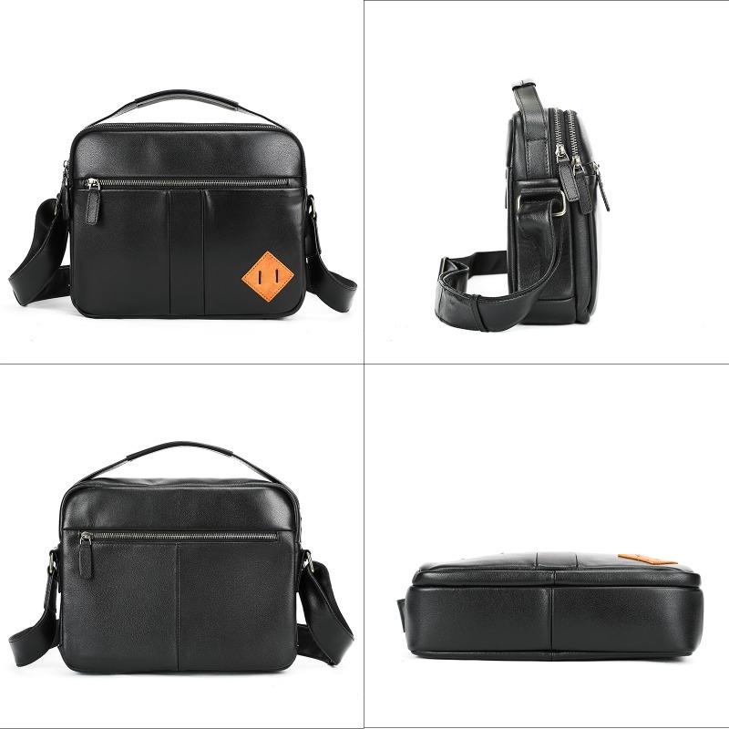 Genuine Leather Men's Bag Single-shoulder Crossbody Bag Casual Crossbody Bag Single-shoulder Bag