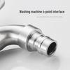 HONGGONG Lengthened 304 Stainless Steel Laundry Faucet