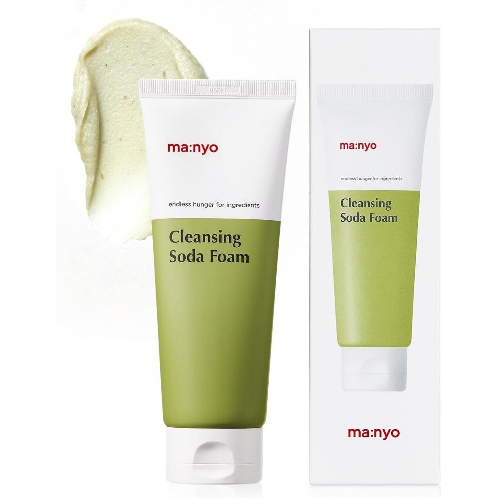 Ma Nyo MaNyo MaNyo Освежающая очищающая пенка для умывания лица Soda Уход за порами с кератином Увлажняющее средство для умывания 150 мл Soda Foam