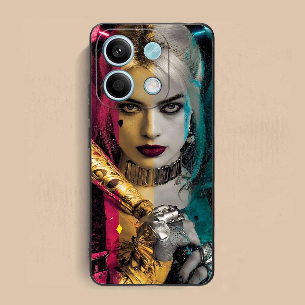 Phone Case for Xiaomi Redmi Note 14 13 12 11 A5 3 2 1 Pro Plus 4G 5G Colour Printing Cover Cellphones Pretty Joker Girl Monster