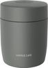 Asvel Insulated Lunch Box with Soup Bottle Easy To A3201 HLB-SW300, Clean, 300ml, Gray, Forget-to-Remove Preventer,