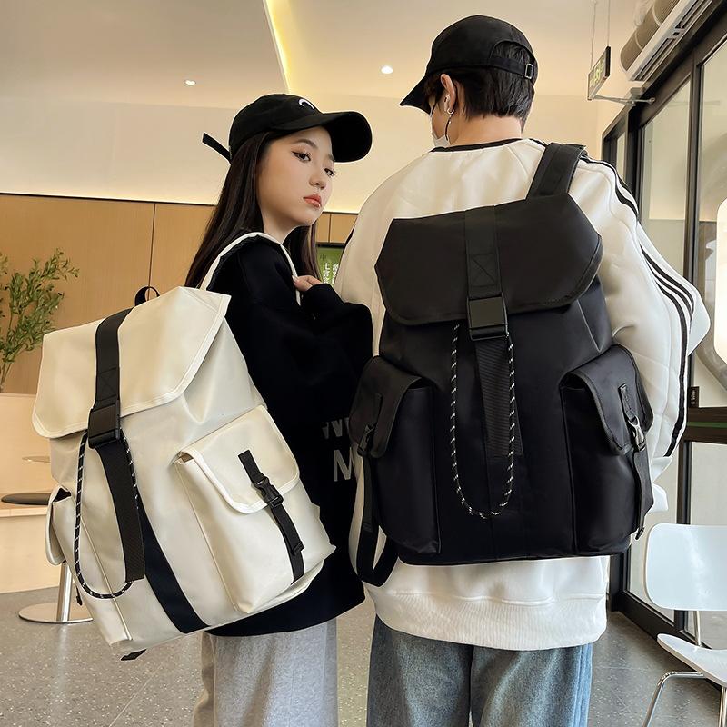 Schoolbag new girls backpack large capacity waterproof junior high school student schoolbag boys street cool travel backpack