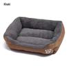 Four Seasons Universal Pet Bed - Customizable Logo, Fleece Warmth, Square Design for Dogs & Cats