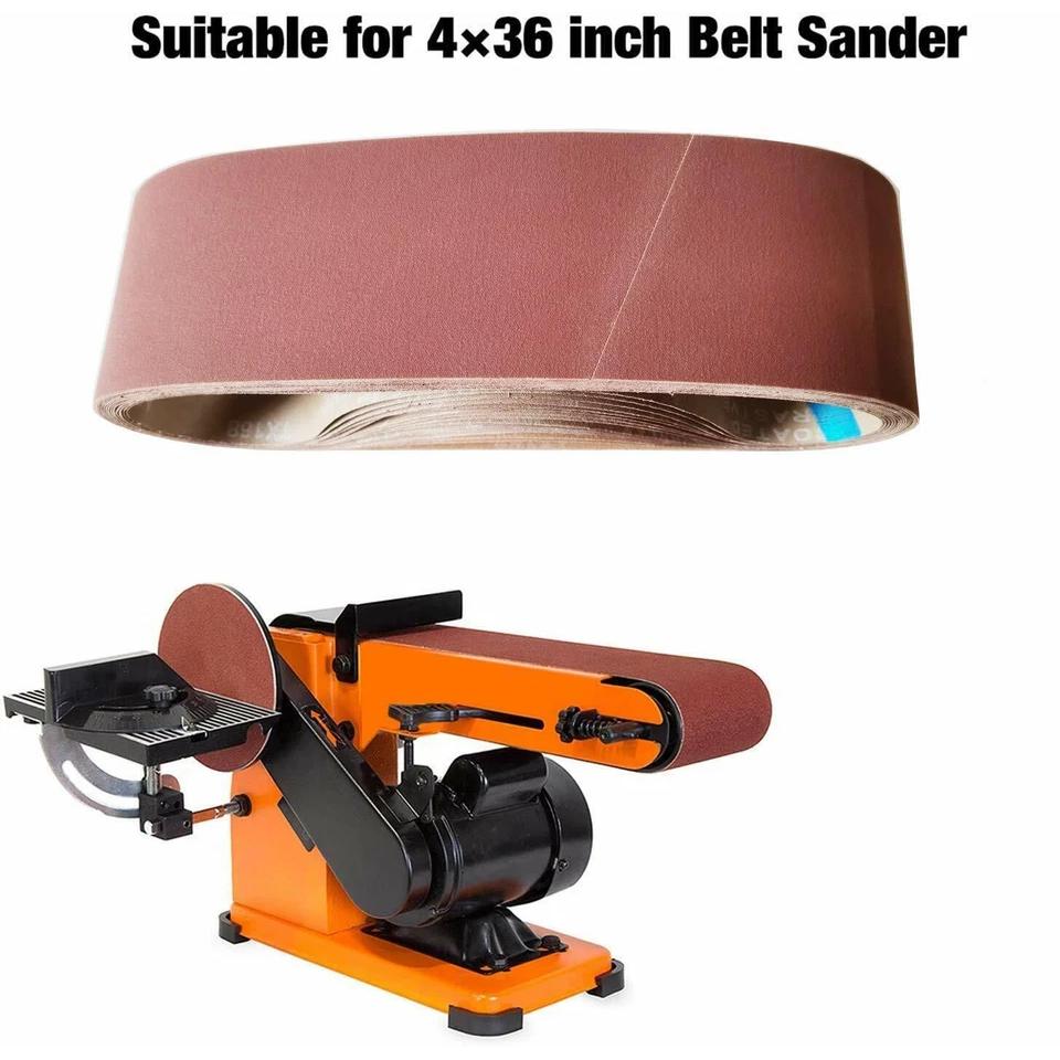 DE Warehouse 24H Shipping Free Delivery 15pcs 100*915mm Sanding Belt Mixed Air Finger Sander Grit 80-400 Grit Abrasive Tools