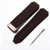 Cinturino in Gomma 25*19mm Per HUBLOT BIG BANG Silicone 17x25mm Impermeabile Cinturino da Uomo con Chiusura a Farfalla Strumento Cinturino Bracciale