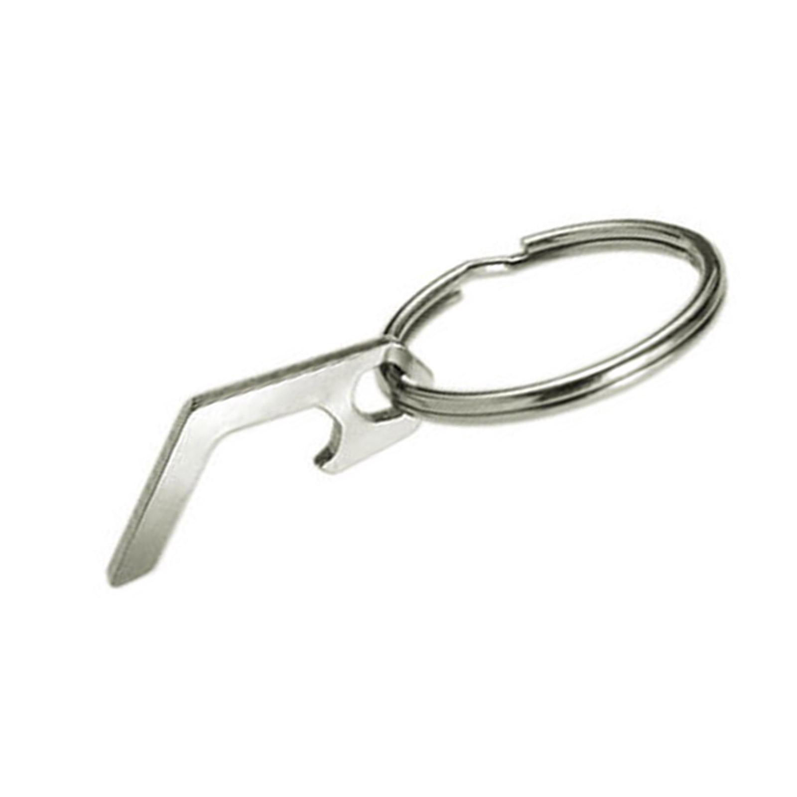 

Bottle Opener with Keychain Titanium Alloy Beer Opener Fashion Keyring Pendant Pocket Keyring Bottle Opener Funny Gifts