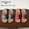 Hanbok Linen Slippers For Adults Nonslip Comfort Home Footwear For Couples