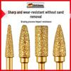 Oval Tungsten Steel Diamond Emery Grinding Drill Bit