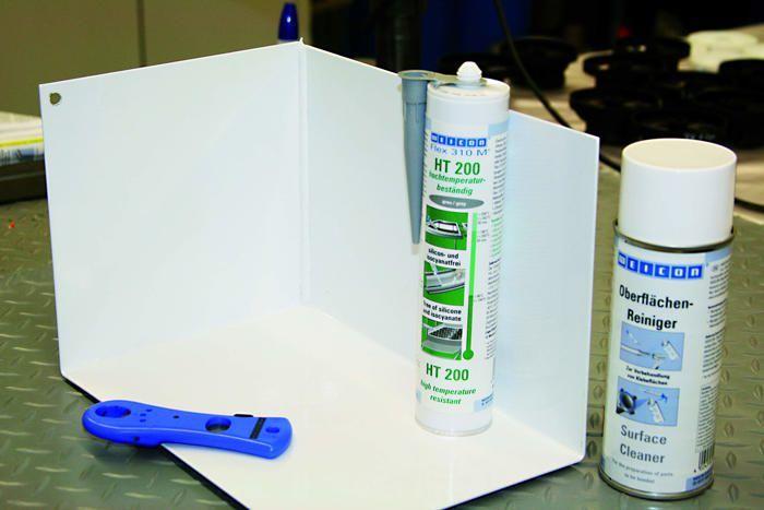 Adhésif - WEICON - 13655310-36 - Résistant aux hautes températures - 1 composant - 40g gris