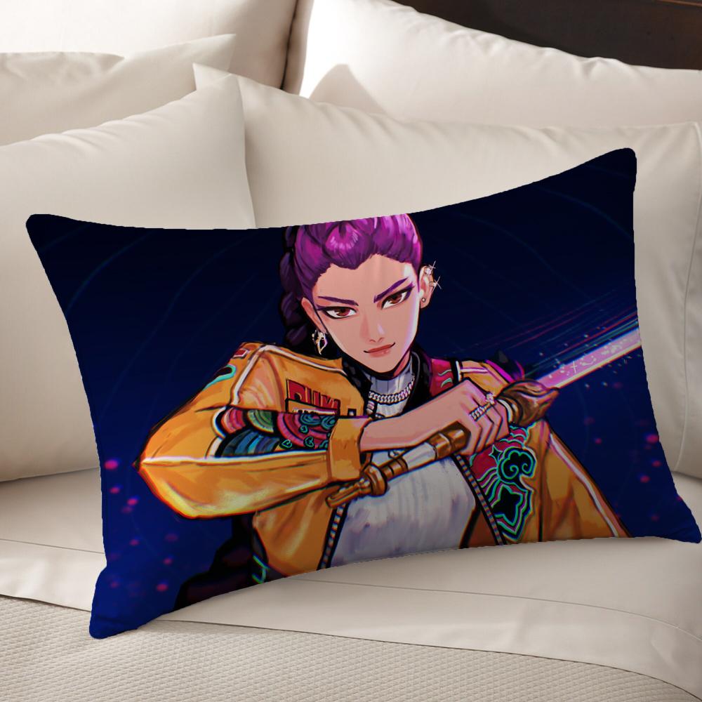 KPop Demon Hunters  Anime World on the pillow: Colorful Characters and Fantasy Scenes Pillowcase fashion Home Decoration