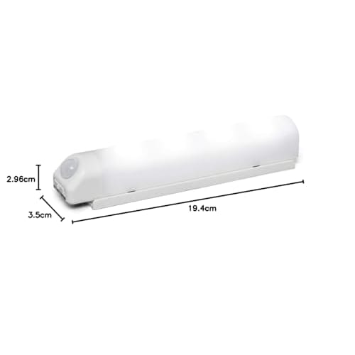 IRIS OHYAMA LED Sensor Light, Battery Operated, with Human Sensor, Wall Type BSL40WN-WV2