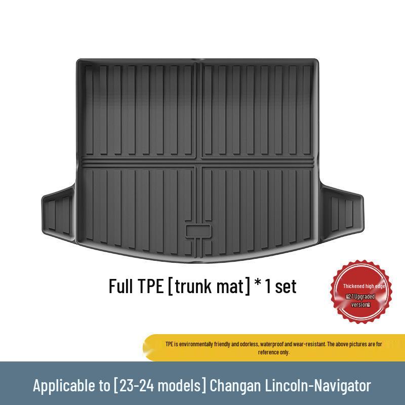 Eco-Friendly TPE Floor Mats & Seat Back Pads for 23-24 Changan Lincoln Navigator