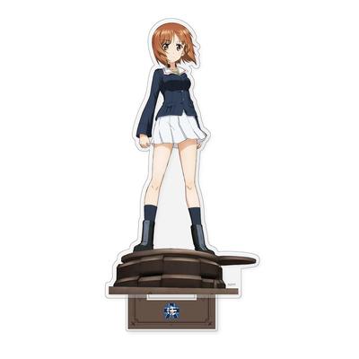 Girls Und Panzer Final Chapter BIG Acrylic Stand: Miho Nishizumi (Panzer Jacket Ver.)