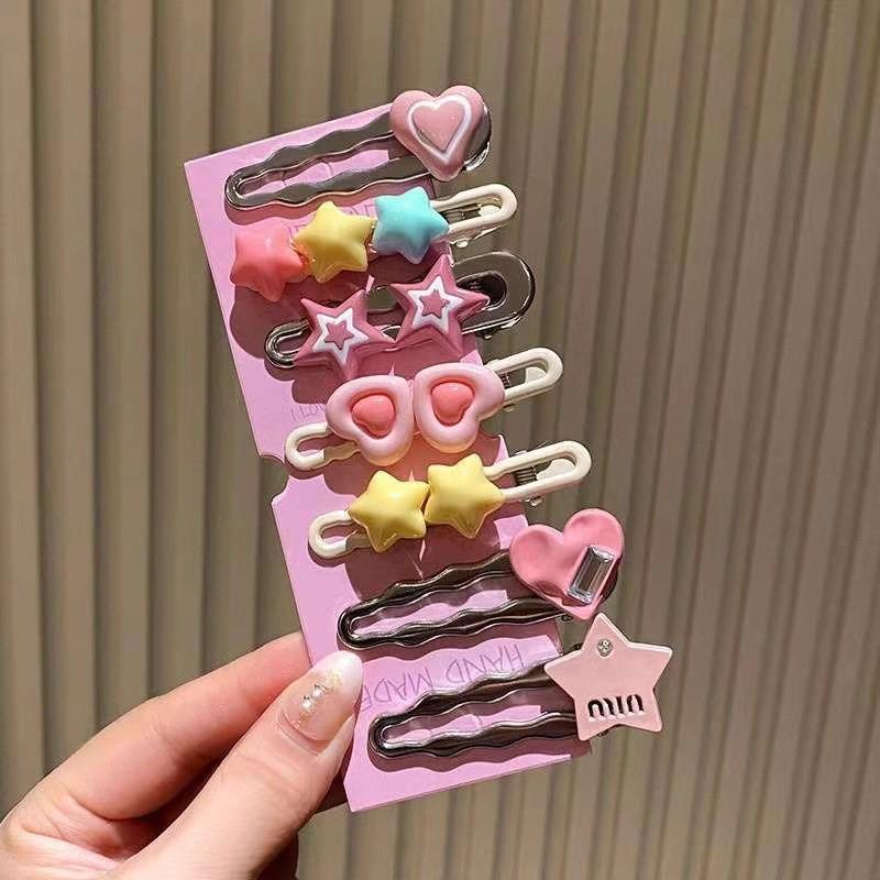 2022 Winter Korean Style Metal Hair Clip for Girls - Trendy Bangs Hairpin and Side Clip Hair Accessories