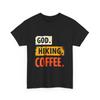 God Hiking Coffee T Shirt Funny Outdoor Lover