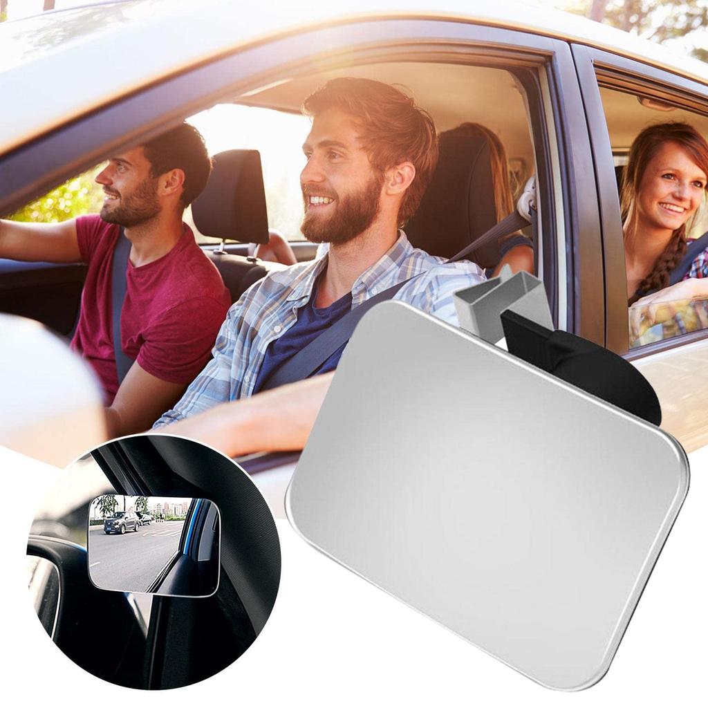 Blind Spot Mirror, Border Sinker Mirror, Side Mirror Blind Spot Stick-on Car Driver and Passenger Side and Rear Seat Jhgf