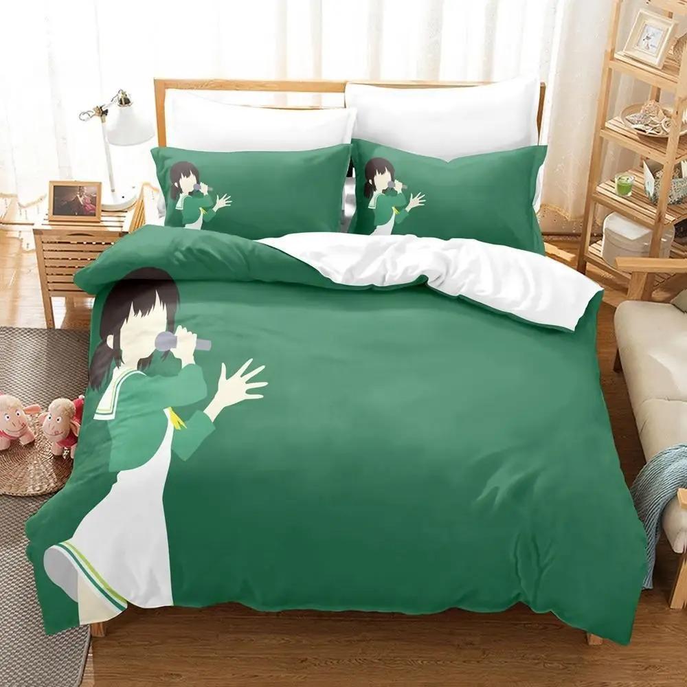 3D Print Anime Kawaii Wake Up, Girls! Bedding Set Single Twin Full Queen King Size Bed Set Adult Kid Bedroom Duvet Cover Sets