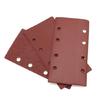Multipurpose 185x93mm Flocking Sandpaper Sheets 8 Hole Design Anti Static Abrasives For DIYer Projects Smooth Finishing