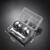 1pcs Large Whiskey Stones Round Stainless Steel Ice Ball Reusable Drink Cooler For Beer Wine Coffee Food Grade Bar Accessories