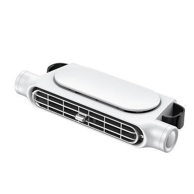 Car Seat Cooling Fan Leafless 3 Wind Speeds USB Backseat Fans Whisper-Quiet Motor Summer Neck Cooler Rear Seat Fans Acesssories