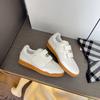 Thick-soled Velcro little white shoes women's spring 2025 new casual versatile moral training shoes round head sports board shoes