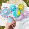 USB Mini Strong Wind Handheld Fan USB Rechargeable Mini Desktop Air Cooler