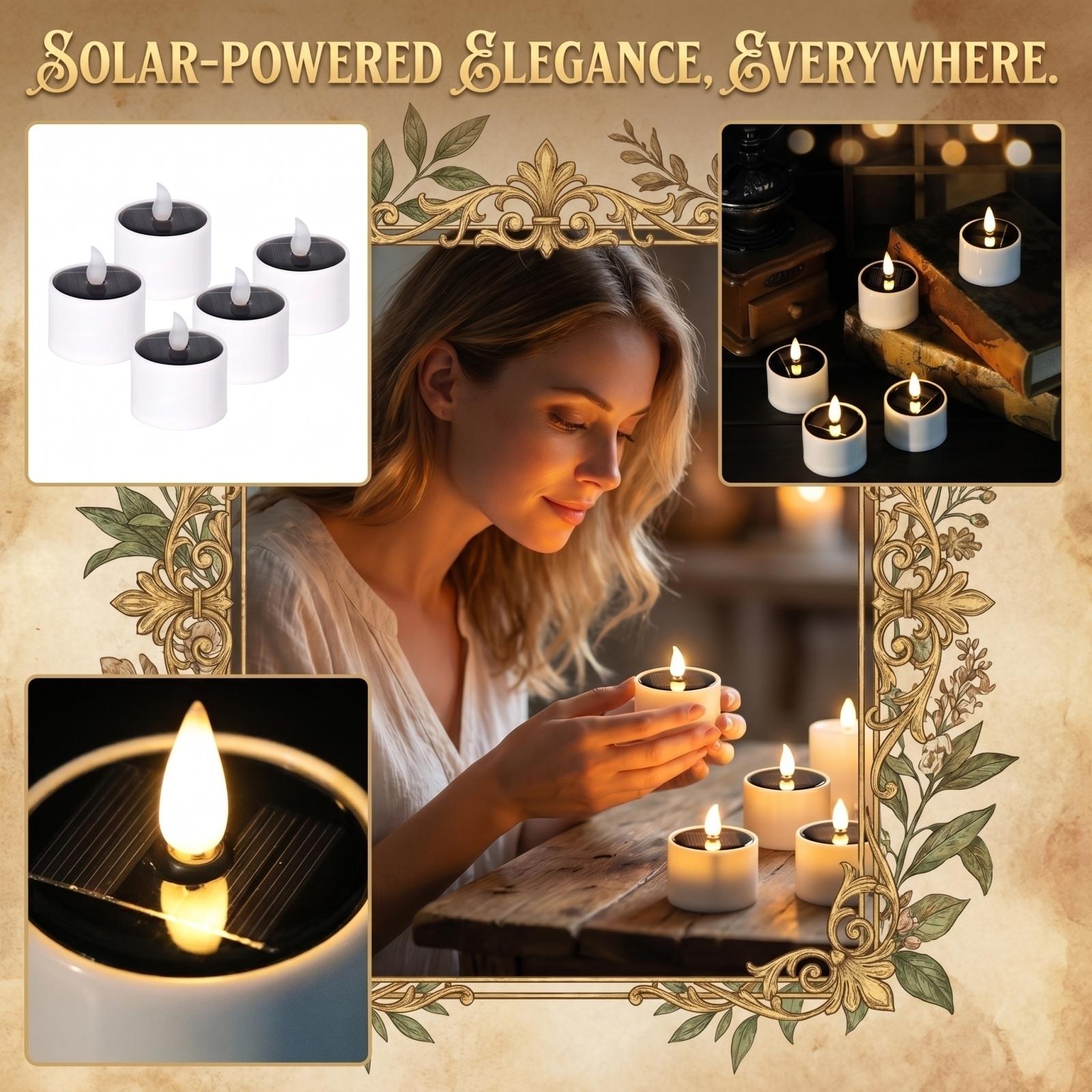 

Solar Powered Garden Light LED Flameless Candle Light Outdoor Waterproof Decorative Lighting for Yard Patio Pathway and Home Use one size білий