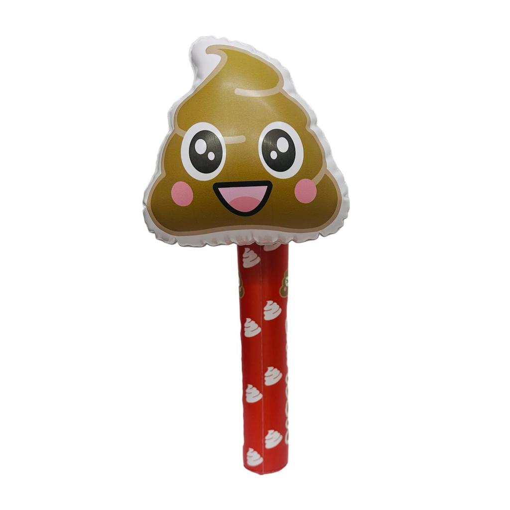 Tatsuya Poop Hammer 3 Colors X 4 Inflatable (12 Pieces) Packs, [Festivals/Events/Children's Parties/Street Stalls/Fairs]