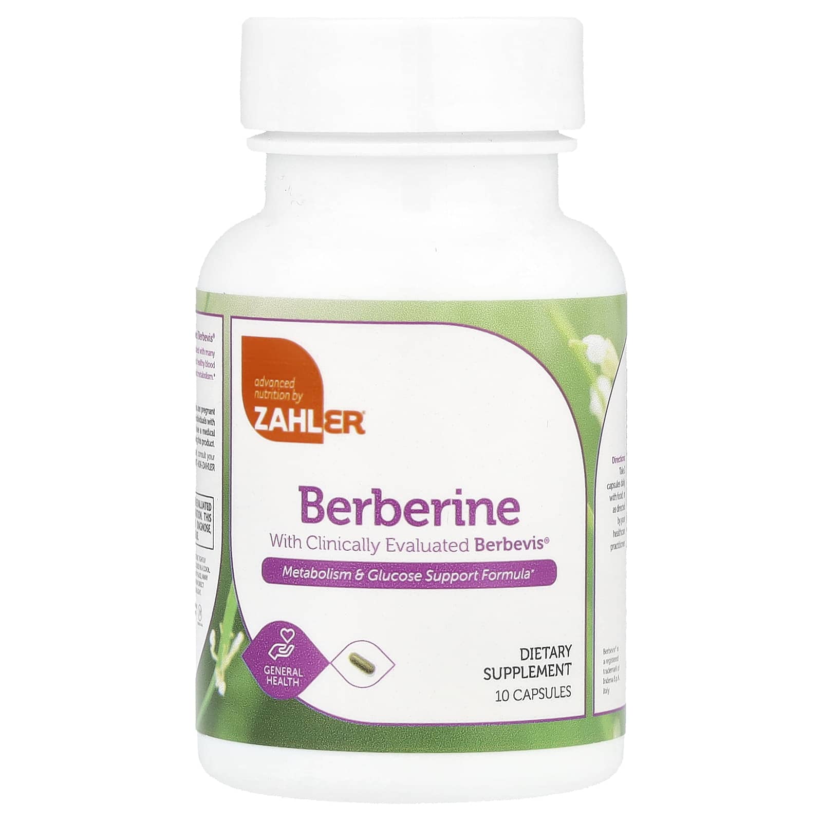 

Berberine, 10 capsules