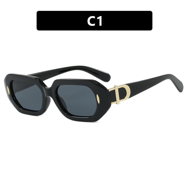 JYL Small Square Retro Sunglasses UV400 Women Street Style Daily UV Shield / 5017