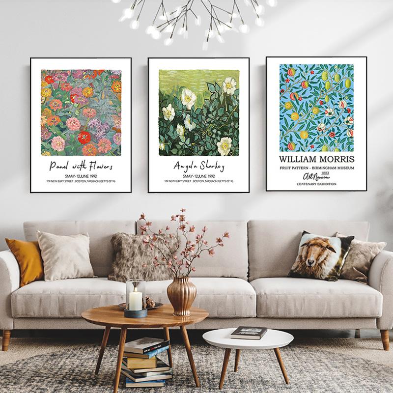 Van Gogh Beroemde Rozen Canvas Posters en Prints Moderne Planten en Bloemen Muurkunst Afbeeldingen voor Woonkamer Huisdecoratie