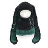 New Hand-Knitted Velvet Rabbit Ear Hat with Devil Horns - Warm, Thick, Sweet, and Stylish Spicy Girl Face Mask
