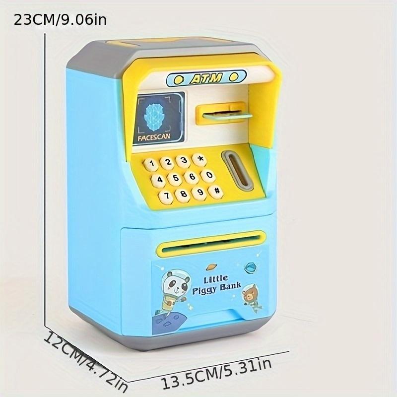 

ATM Piggy Bank for Kids - Cartoon Smart Sensor Electronic Money Bank with Password, Habit-Developing Savings Machine with Sound United States