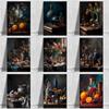 Gouache Flower Fruit Bottle Sunshine Artist Prints Poster Canvas Painting Modern Wall Art Picture Living Room Bedroom Home Decor