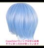 CaseEden Cosplay Wig, Premium Short, 30cm, Center Part, Heat Resistant, Light Blue, WIG6080